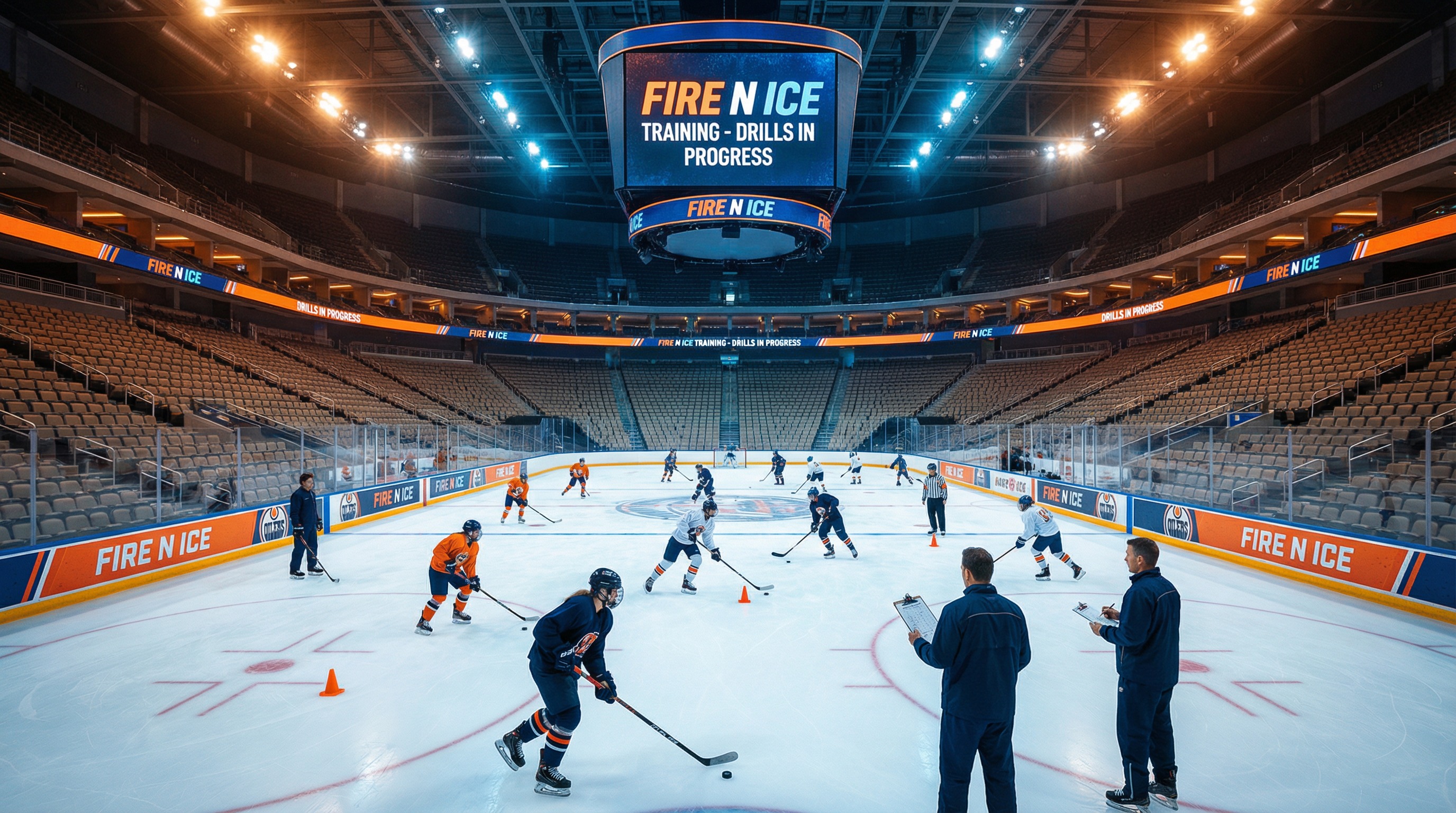 Hockey Academy Training on NHL Ice
