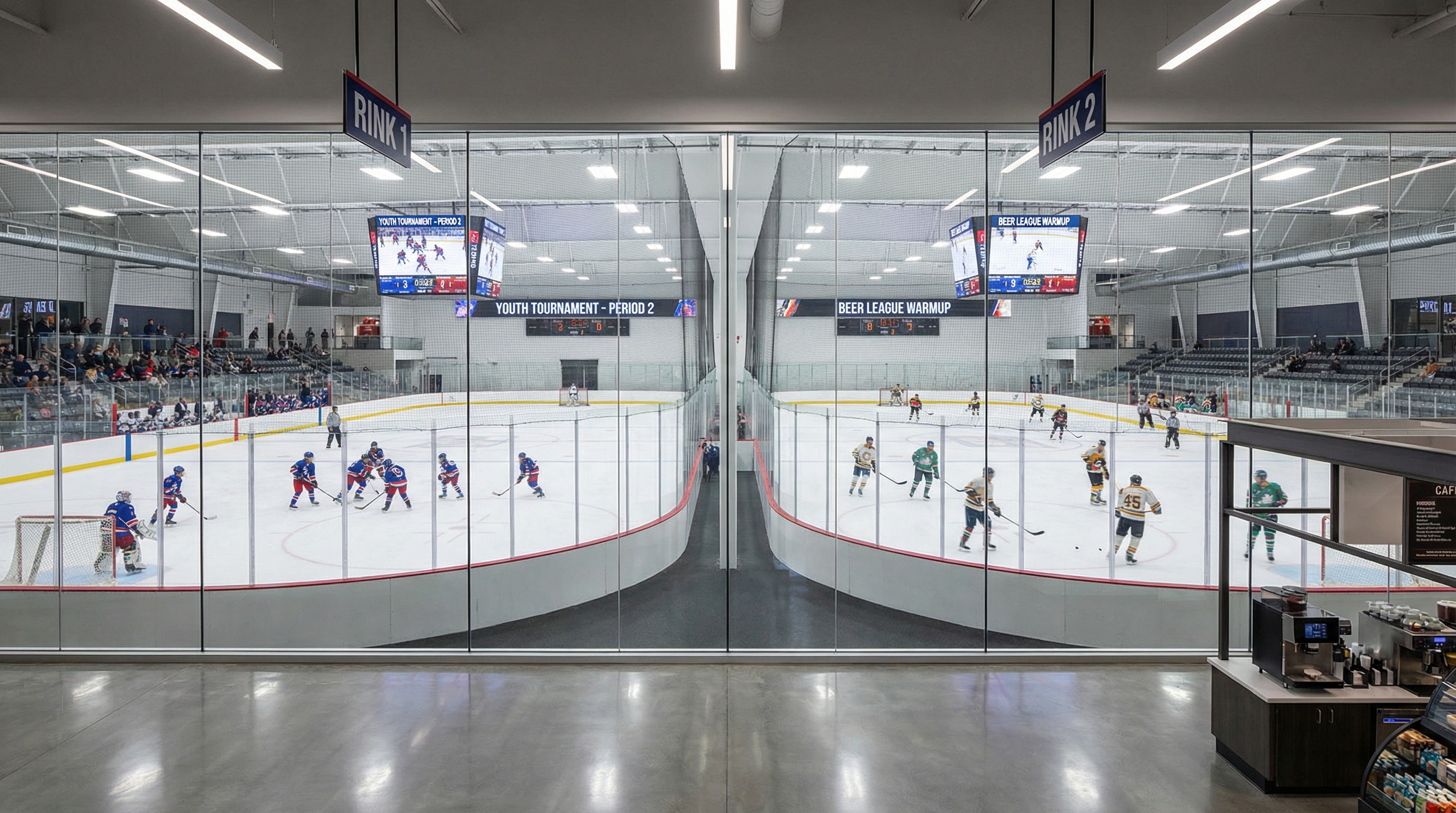 Hockey at Fire 'n' Ice Sports Arena