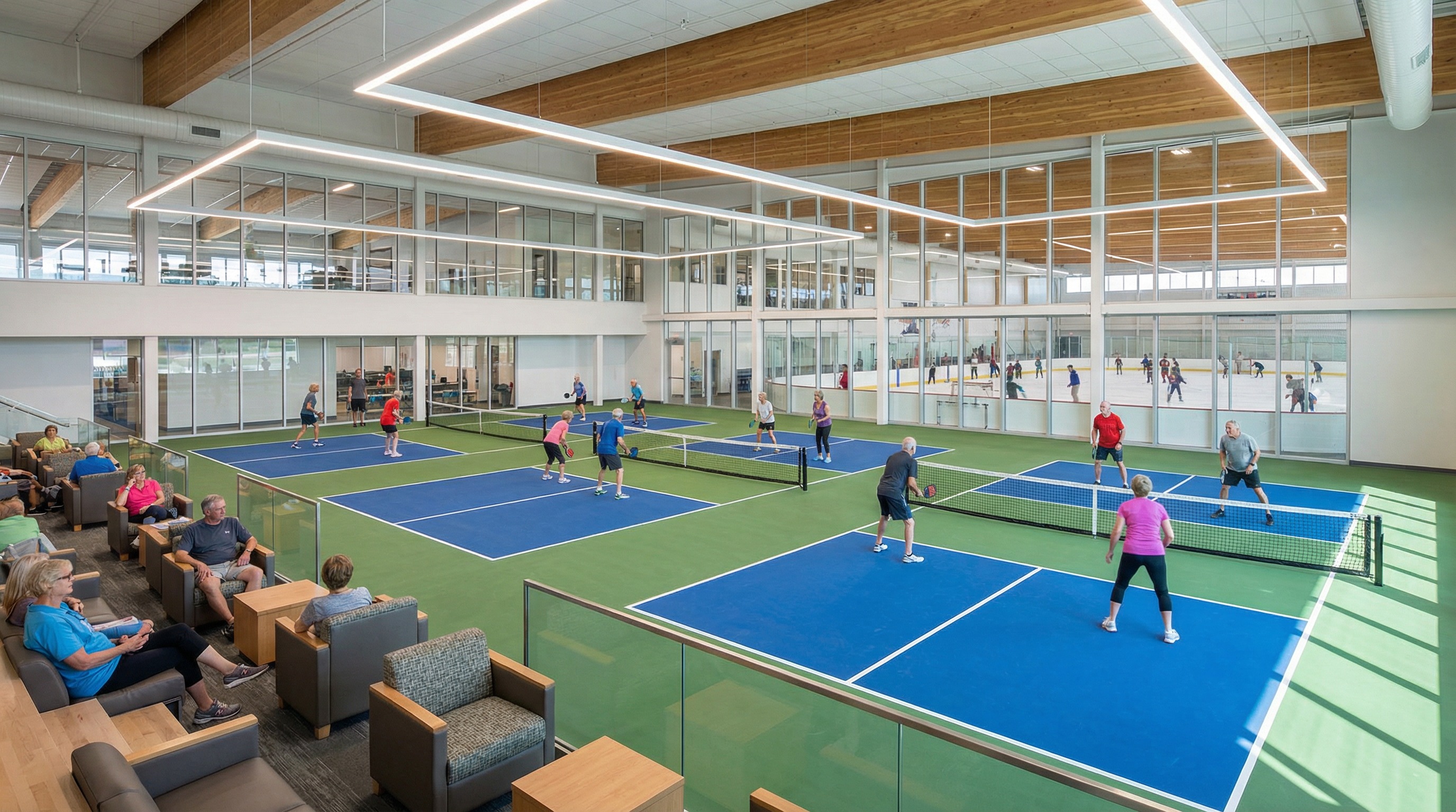 Pickleball at Fire 'n' Ice Sports Arena