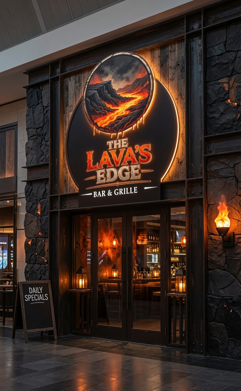 Lava's Edge dining room
